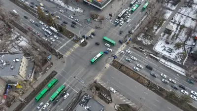 Дополнительные фазы светофоров устанавливают на ключевых перекрёстках Алматы
