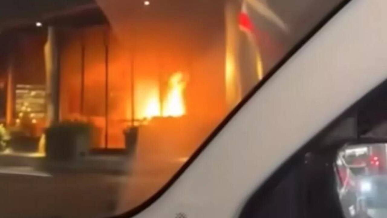 Фото: кадр из видео очевидца в соцсетях