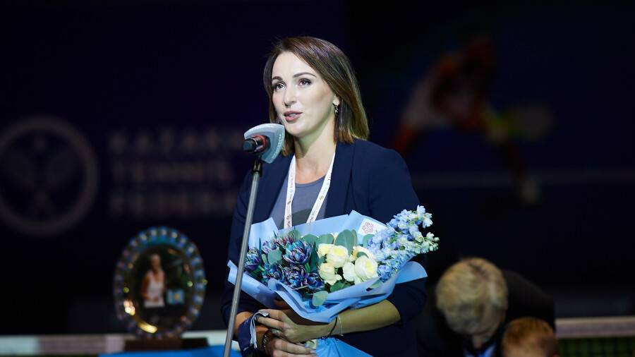 Ярослава Шведова / Фото Андрея Ударцева, Федерация тенниса Казахстана