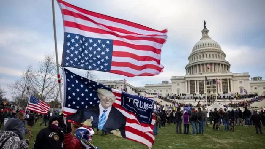 Сторонники Трампа у Капитолия, 6 января 2021 года / Фото Getty Images