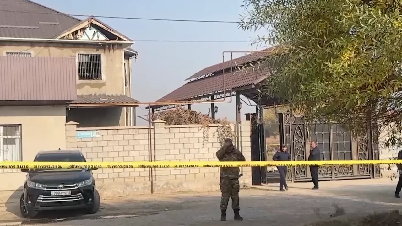 Дом, в котором произошёл пожар / Фото Informburo.kz