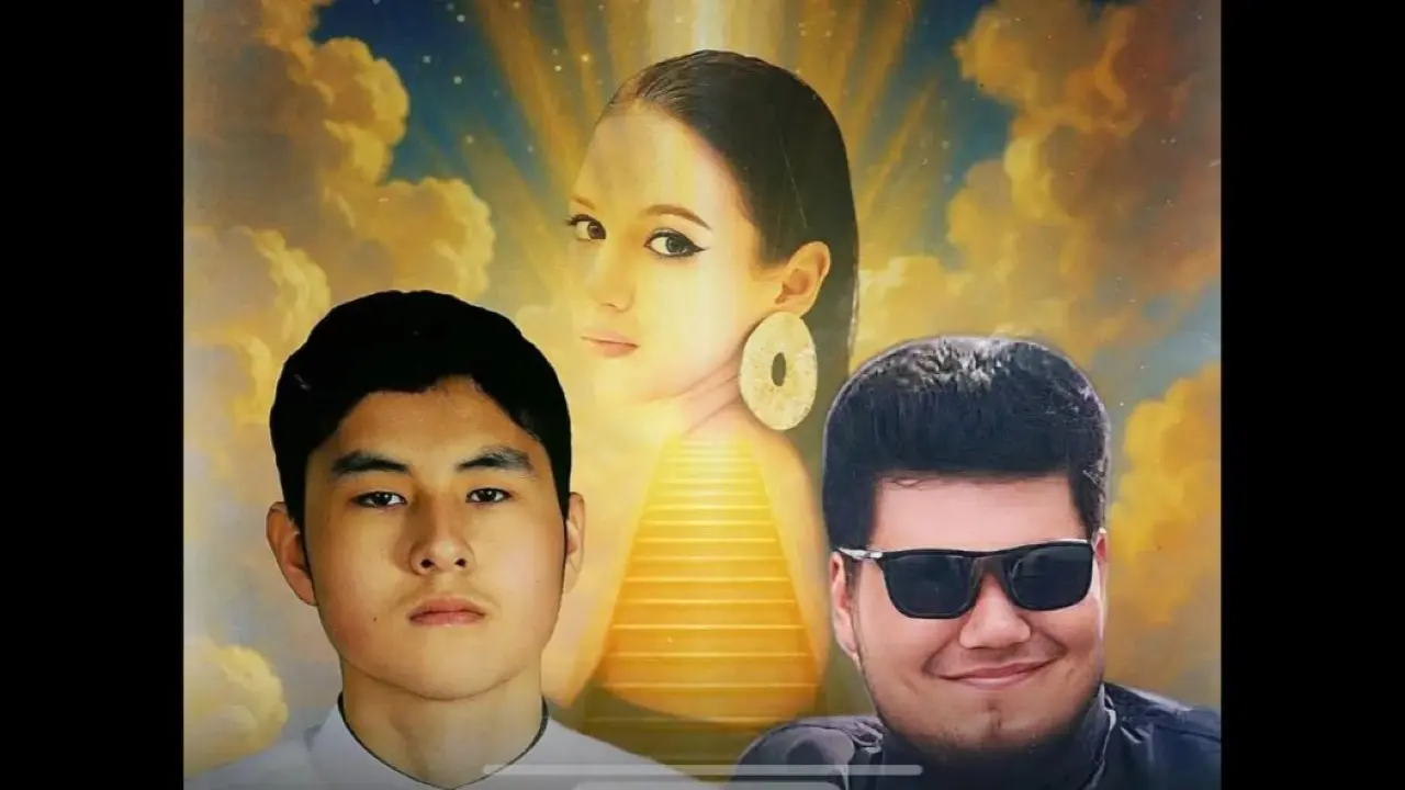 Ризуан Хайржанов, Яна Легкодимова и Алтынбек Катимов / Фотоколлаж из социальной сети Threads