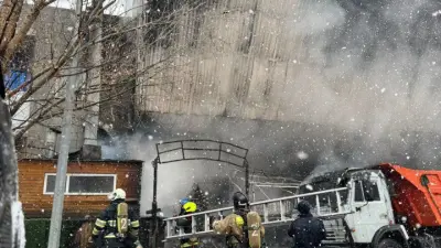 Здание бывшего кинотеатра Cinema City горело в Астане