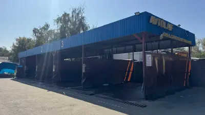 Незаконно построенную автомойку сносят в Алматы