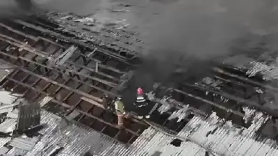 Птицефабрика загорелась в селе СКО