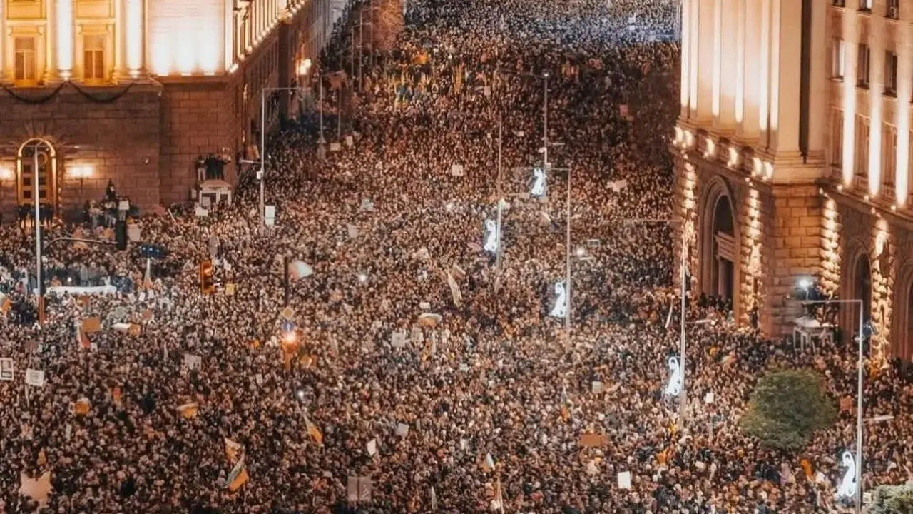 Акция протеста в Софии / Фото из X