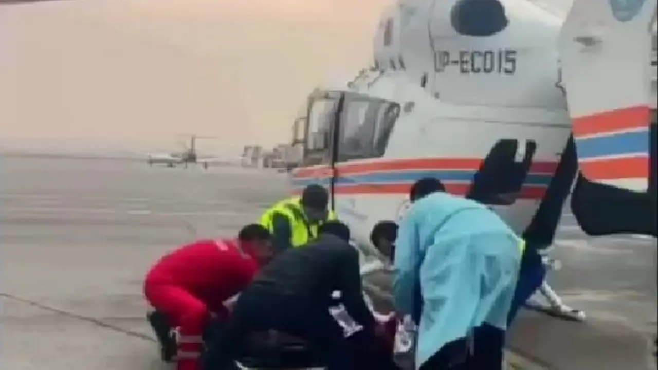 Кадр с видео ДЧС Туркестанской области