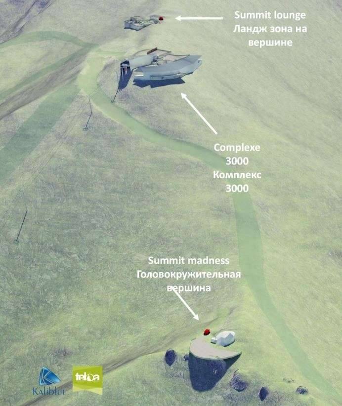 Генеральный план горного туристического курорта "4 сезона"