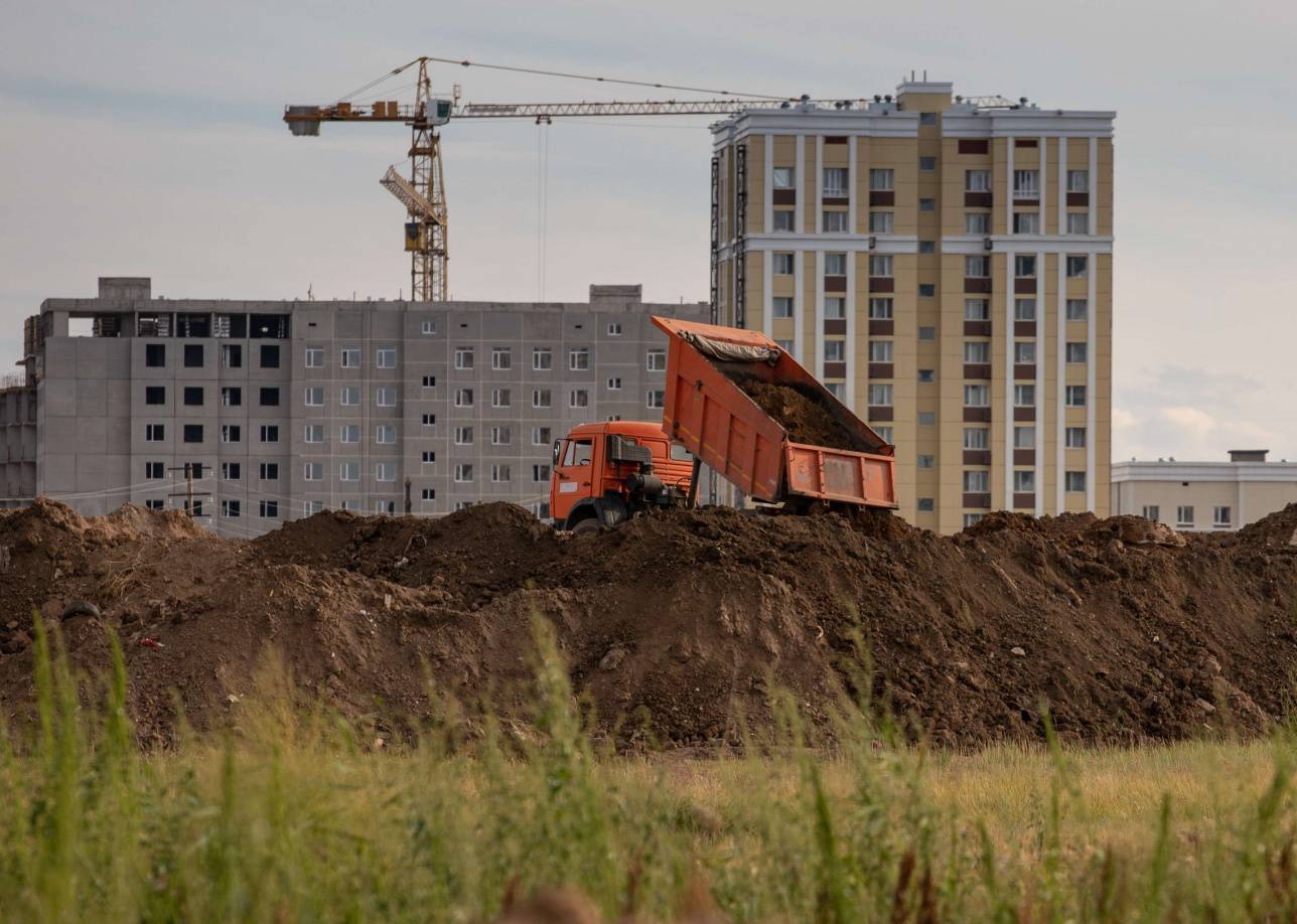 Камаз на берегу озера Малый Талдыколь